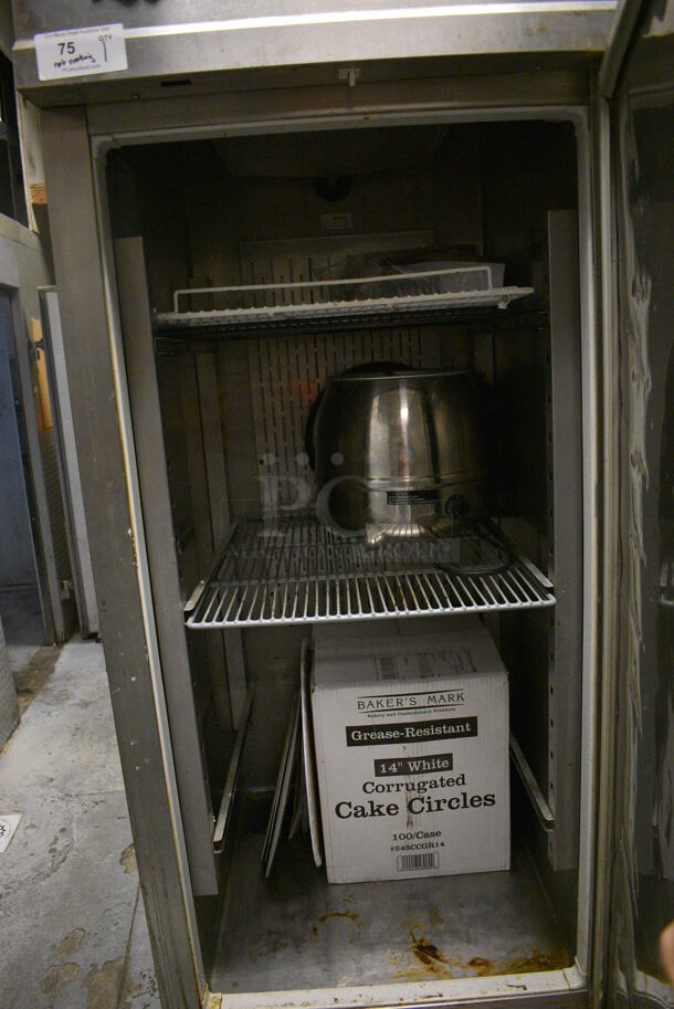 Jimex JFD-23R Stainless Steel Commercial Single Door Reach In Cooler on Commercial Casters. Unit Does Not Work. 115 Volts, 1 Phase. 29x32.5x82. (kitchen) - Image 4 of 7