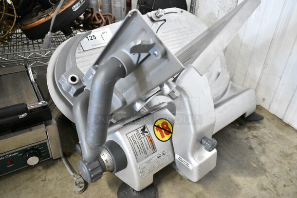 Hobart 2612PS Stainless Steel Commercial Countertop Meat Slicer. 120 Volts, 1 Phase. Tested and Does Not Power On, Appears to be Missing Power Supply - Image 4 of 8