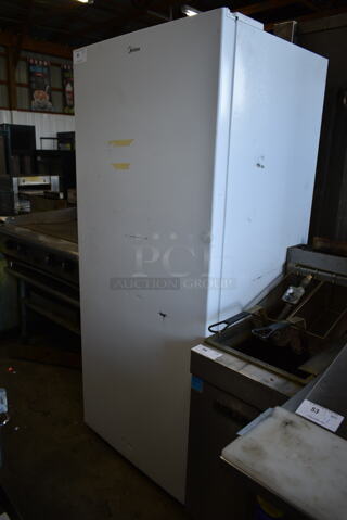 Midea FZ80E1G-U Metal Commercial Single Door Reach In Freezer. Tested and Working!