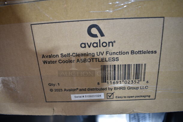 IN ORIGINAL BOX! Avalon A5BOTTLELESS Stainless Steel Self Cleaning UV Bottom Loading Water Cooler. 115 Volts, 1 Phase.  - Image 3 of 3