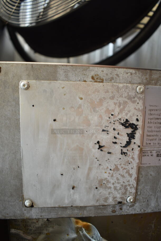 Atosa Stainless Steel Commercial Floor Style Natural Gas Powered Deep Fat Fryer.  - Image 5 of 5