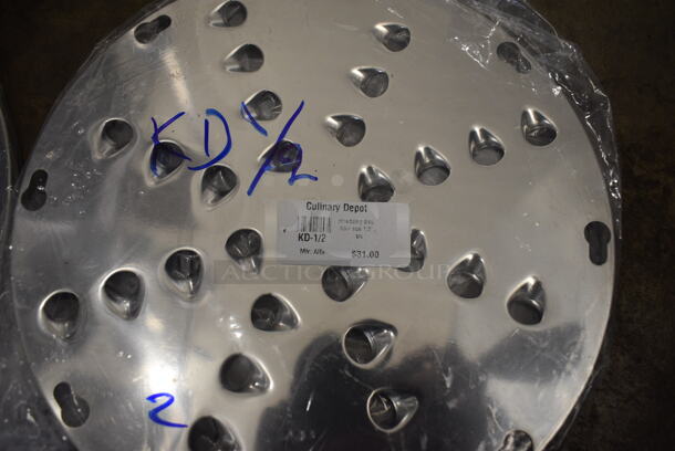 4 BRAND NEW! Metal Pelican Head Grating Blades; KD-3/16, KD-1/2, KD-5/16, KD-GD. 9.25x9.25. 4 Times Your Bid! - Image 4 of 7