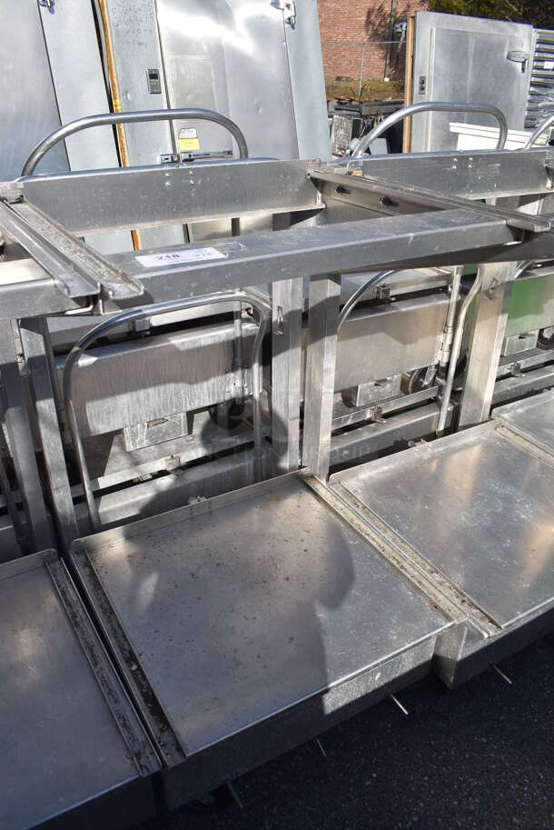 Metal Commercial Dolly on Commercial Casters. 27x31x50 - Image 3 of 4
