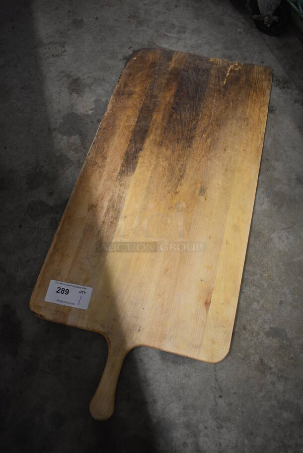 Wooden Pizza Peel. 18x41x1