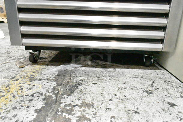 2016 True T-23DT Stainless Steel Commercial 2 Half Size Door Reach In Cooler and Freezer on Commercial Casters. 115 Volts, 1 Phase. Tested and Working! - Image 3 of 11