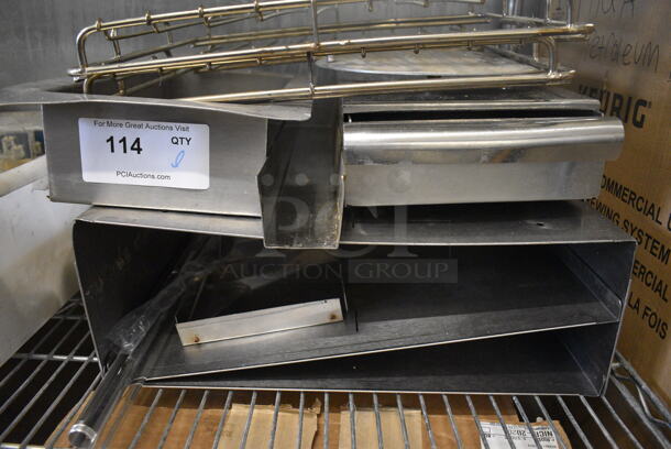 ALL ONE MONEY! Lot of Various Metal Items Including Drawer, Rack and Meat Slicer Guard! - Image 3 of 4