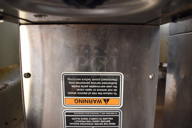 2013 Bunn AXIOM-3 Stainless Steel Commercial Countertop 3 Burner Coffee Machine w/ Hot Water Dispenser and Metal Brew Basket. 120/208-240 Volts, 1 Phase. 8.5x21x21 - Image 5 of 6