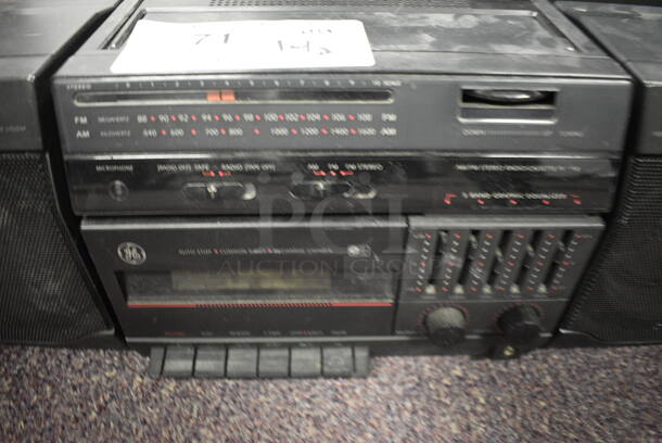 GE Stereo And Cassette Player (Main Building) - Image 2 of 3