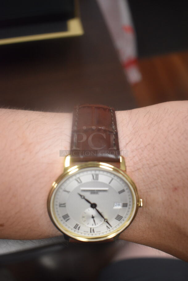 BRAND NEW IN BOX! Frederique Constant Geneve Slimline Gents Small Seconds FC-245M5S5 Watch - Image 12 of 12