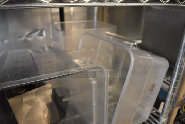 ALL ONE MONEY! Tier Lot of Various Items Including Poly Plasticware Dispenser and Poly Bins - Image 4 of 4