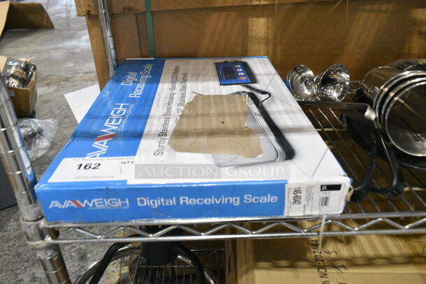 BRAND NEW SCRATCH AND DENT! AvaWeigh 334RS110LP 110 lb. Low-Profile Digital Receiving Scale with Remote Display - Image 2 of 3