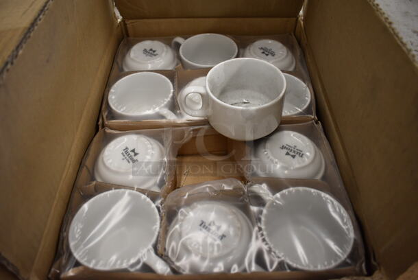 36 BRAND NEW IN BOX! Tuxton ALF-0703 White Ceramic Mugs. 4.5x3.5x2.5. 36 Times Your Bid! - Image 2 of 4
