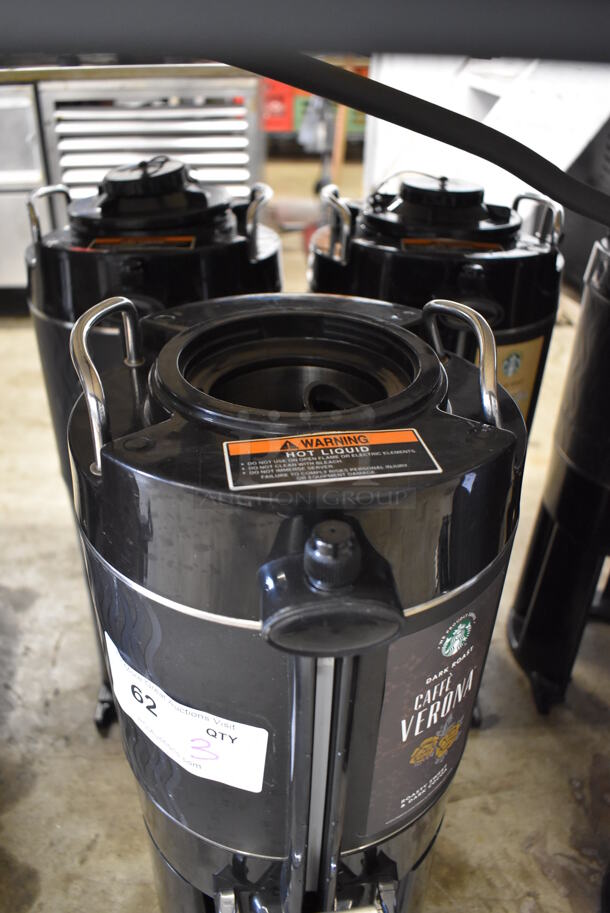3 Bunn TF Server Black Poly Coffee Satellite Dispensers. 9.5x13x22.5. 3 Times Your Bid! - Image 4 of 7