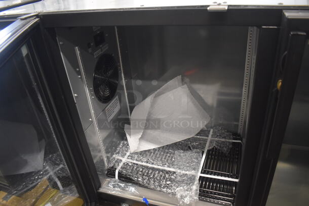 BRAND NEW! 2019 True TBB-24GAL-60G-HC-LD Metal Commercial 2 Door Back Bar Cooler Merchandiser. 115 Volts, 1 Phase. 60x26x34.5. Tested and Working! - Image 3 of 5
