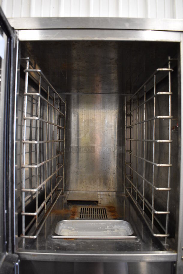 2 Duke PFB-2 Stainless Steel Commercial Electric Powered Proofer w/ View Through Doors and Thermostatic Controls on Commercial Casters. 120 Volts, 1 Phase. 38x38x76. 2 Times Your Bid! - Image 6 of 9