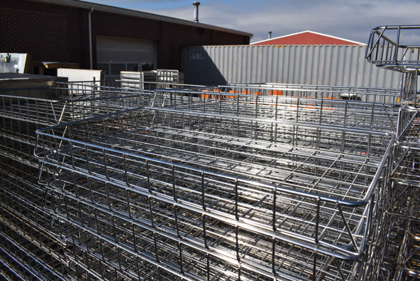 PALLET LOT of Approximately 100 Metal 
Wire Baskets. 26x13x2.5 - Image 3 of 3