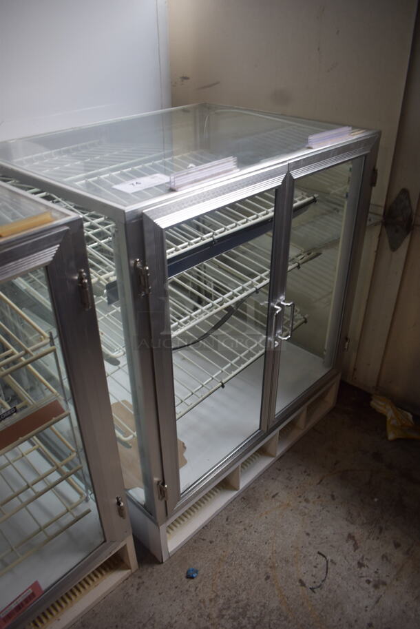 Dry Bakery Case With Double Glass Door and Polycoated Racks. - Image 2 of 4