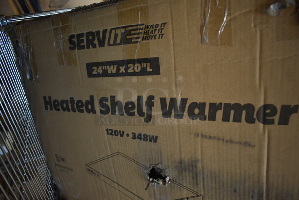 BRAND NEW SCRATCH AND DENT! ServIt 423HSW2024 24" Stainless Steel Heated Shelf Warmer. 120 Volts, 1 Phase. Tested and Working! - Image 4 of 6