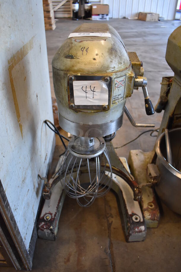 Metal Commercial Countertop 20 Quart Planetary Dough Mixer w/ Balloon Whisk Attachment. 115 Volts, 1 Phase. 17x17x30. Tested and Does Not Power On - Image 2 of 5