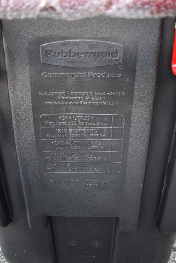 BRAND NEW! Rubbermaid Black Poly Portable Bin on Commercial Casters. 72x31x44 - Image 5 of 5