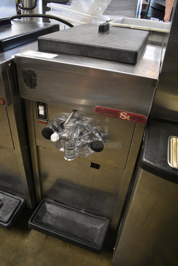 SaniServ Model A4041N Stainless Steel Commercial Countertop Air Cooled Single Flavor Soft Serve Ice Cream Machine. 208-230 Volts, 1 Phase. 17x30x37 - Image 3 of 7