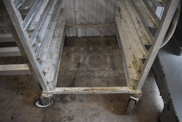 Metal Pan Transport Rack on Commercial Casters. 20.5x26x85 - Image 4 of 4