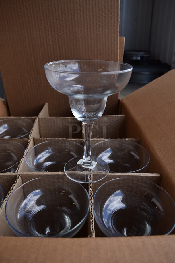 20 BRAND NEW IN BOX! Margarita Glasses. 4.5x4.5x7. 20 Times Your Bid!