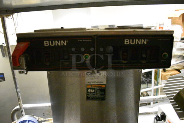Bunn Stainless Steel Commercial Countertop Coffee Machine w/ Hot Water Dispenser. 120/240 Volts, 1 Phase. 16x18x23.5. Item Was in Working Condition on Last Day of Business. (kitchen) - Image 3 of 6