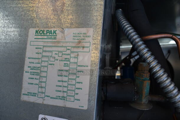 2 Walk In Boxes That Make One 14'x7' Norlake Combo SELF CONTAINED Walk In Box w/  Kolpak PC069T3 208/230 Volt, 1 Phase Compressor. 2 Times Your Bid! Information Provided By The Consignor But Not Verified By PCI Auctions. Picture of the Unit Before Removal Is Included In the Listing. - Image 9 of 9
