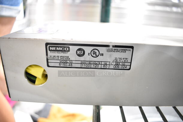 Nemco 6150-48 Metal Commercial Warming Strip. 120 Volts, 1 Phase.  - Image 5 of 5