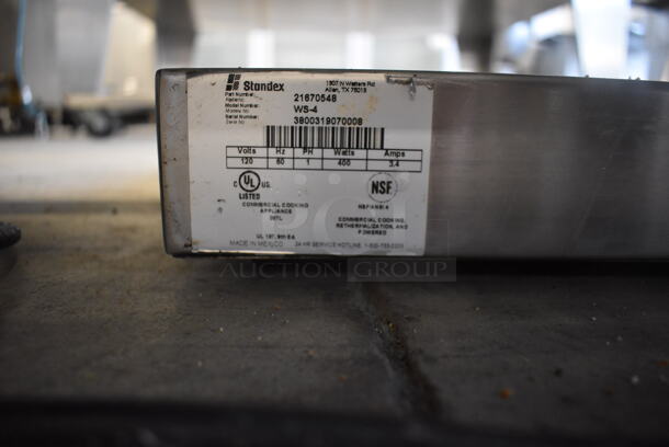 APW Wyott WS-4 Stainless Steel Commercial Warming Plate. 120 Volts, 1 Phase. 48x18x3. Tested and Powers On But Does Not Get Warm - Image 4 of 4
