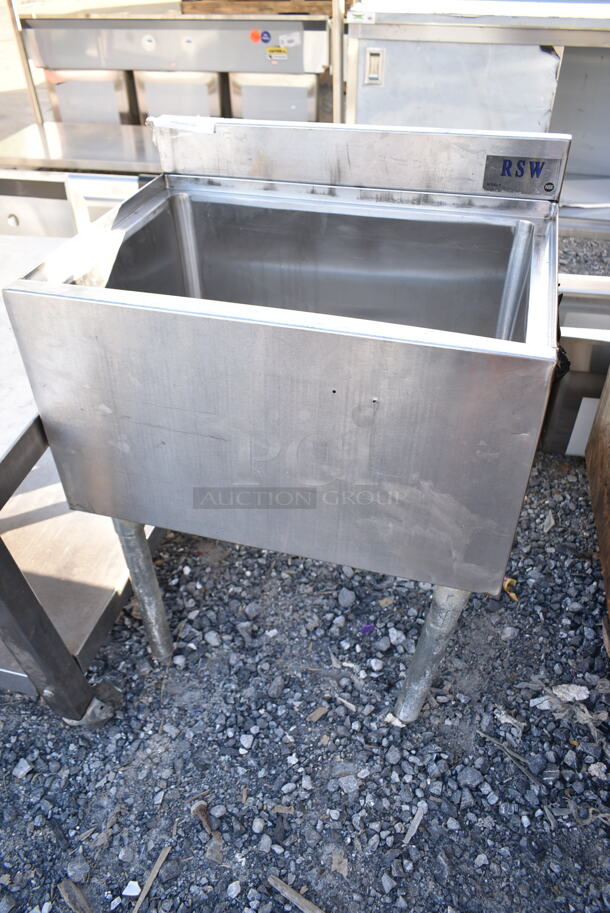RSW Stainless Steel Commercial Ice Bin.  - Image 1 of 4