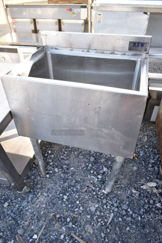 RSW Stainless Steel Commercial Ice Bin. 