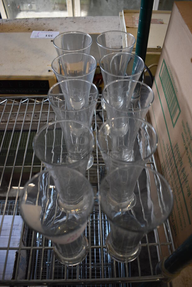 10 Beverage Glasses. 3x3x7. 10 Times Your Bid! - Image 2 of 3