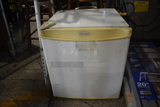 Danby Model DCR055W Mini Cooler. 115 Volts, 1 Phase. 18x18x19.5. Tested and Powers On But Does Not Get Cold - Image 1 of 4