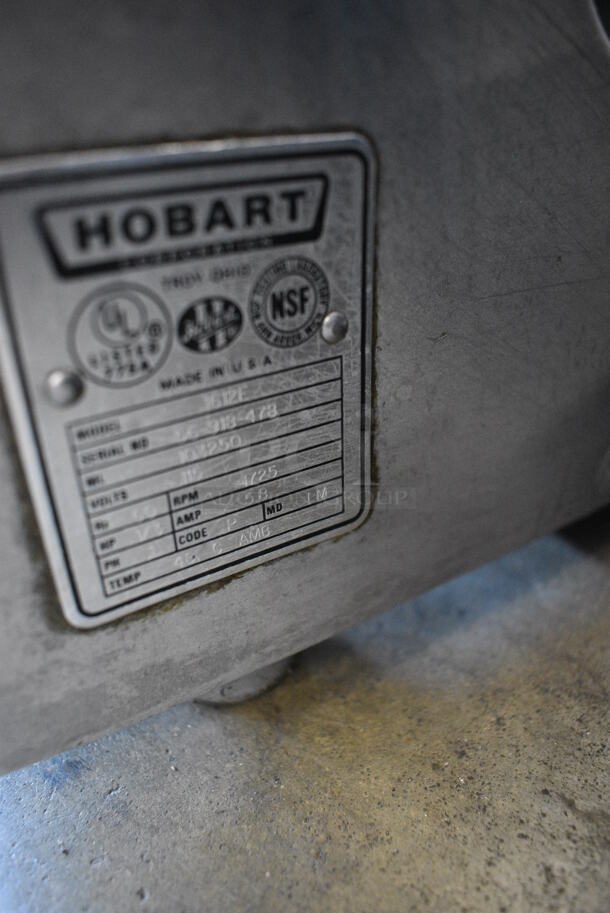 Hobart 1612E Stainless Steel Commercial Countertop Automatic Meat Slicer. 115 Volts, 1 Phase. 26x22x21. Tested and Working! - Image 6 of 6
