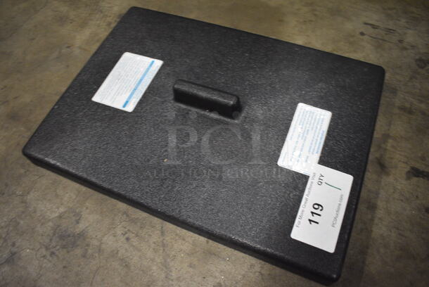 Black Poly Lid for SaniServ Ice Cream Machine. 13x18x2.5 - Image 2 of 4
