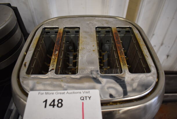 Hamilton Beach Metal Countertop 4 Slot Toaster. 120 Volts, 1 Phase. 11x11.5x8 - Image 2 of 5