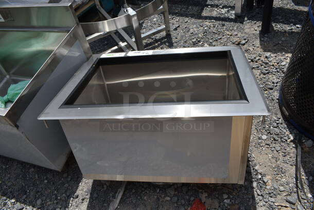 BRAND NEW SCRATCH AND DENT! Regency 600DIIB1824 18" x 24" Stainless Steel Drop-In Ice Bin. No Lid.  - Image 2 of 4