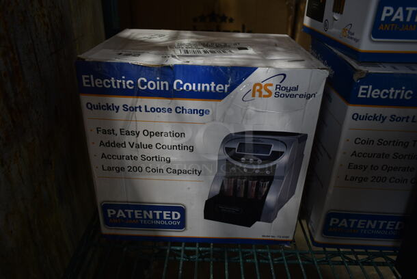 BRAND NEW IN BOX! Royal Sovereign FS-500D Countertop Quick Sort Coin Sorter. 