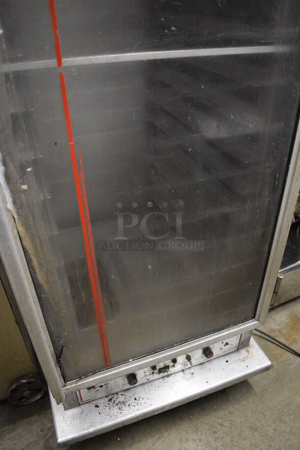Metal Commercial Enclosed Pan Transport Rack on Commercial Casters. 25x31x70 - Image 4 of 5