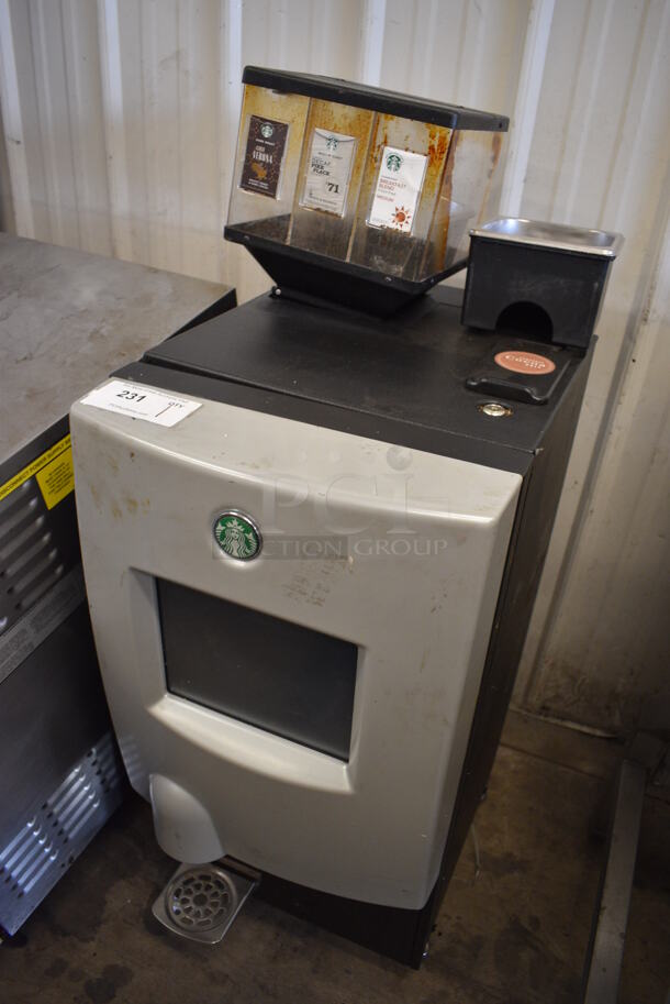 Starbucks SB41401 Metal Commercial Countertop Single Cup Automatic Coffee Machine w/ Hopper. 120 Volts, 1 Phase. 16x24x44 - Image 2 of 7