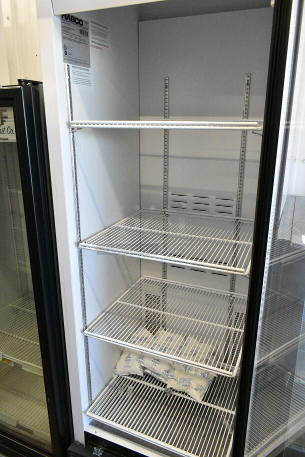 2019 Habco SE18 Metal Commercial Single Door Reach In Cooler Merchandiser w/ Poly Coated Racks. 115 Volts, 1 Phase. Tested and Working! - Image 3 of 4