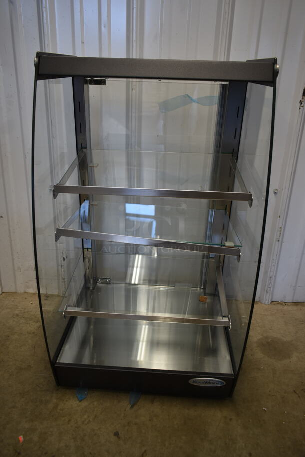 BRAND NEW SCRATCH AND DENT! KoolMore DC-3CB Metal Commercial Countertop Display Case Merchandiser. 110-120 Volts, 1 Phase.  - Image 3 of 5