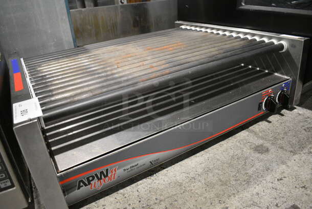 APW Wyott Model HRS-75 5T Stainless Steel Commercial Countertop Hot Dog Roller. 208/240 Volts, 1 Phase. 36x29.5x11 - Image 4 of 6