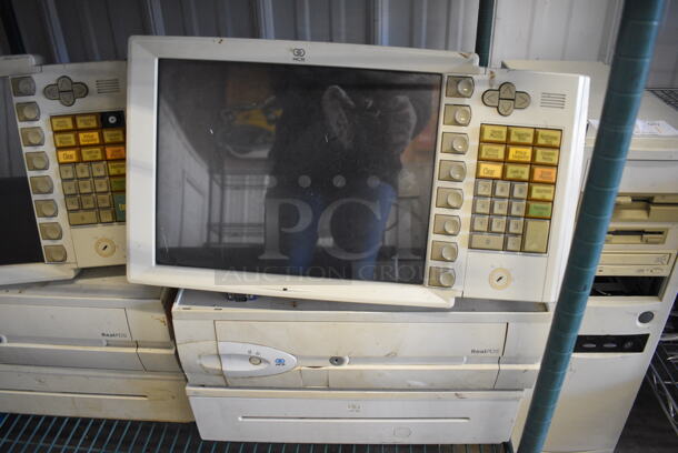 2 NCR 15" POS Monitor on Computer Tower and Cash Drawer. 2 Times Your Bid! - Image 3 of 6
