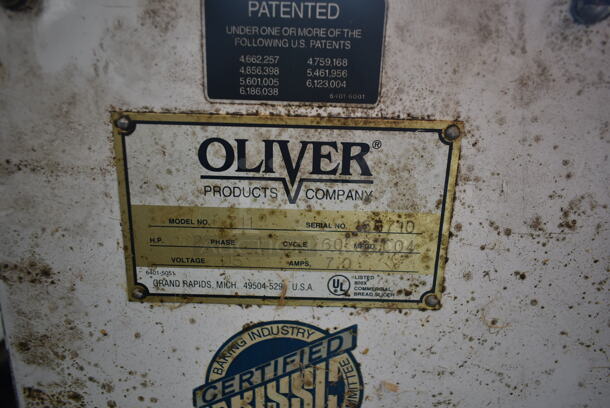 Oliver 711 Stainless Steel Commercial Countertop Bread Loaf Slicer. 115 Volts, 1 Phase. Tested and Working! - Image 7 of 7