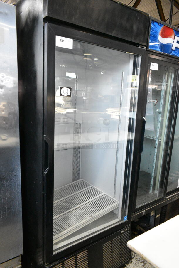 Habco Metal Commercial Single Door Reach In Cooler Merchandiser. 115 Volts, 1 Phase. Tested and Working! - Image 2 of 4