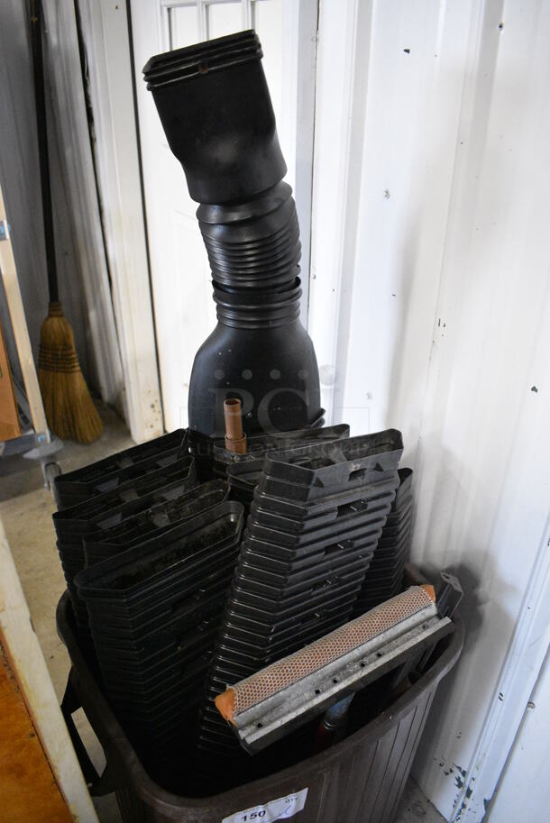 ALL ONE MONEY! Lot of Black Pieces in Brown Poly Bin!  - Image 2 of 4