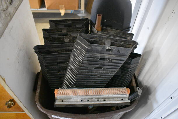 ALL ONE MONEY! Lot of Black Pieces in Brown Poly Bin!  - Image 3 of 4